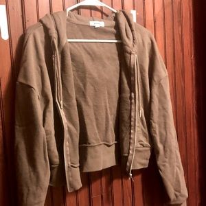 Garage Cropped Hoodie